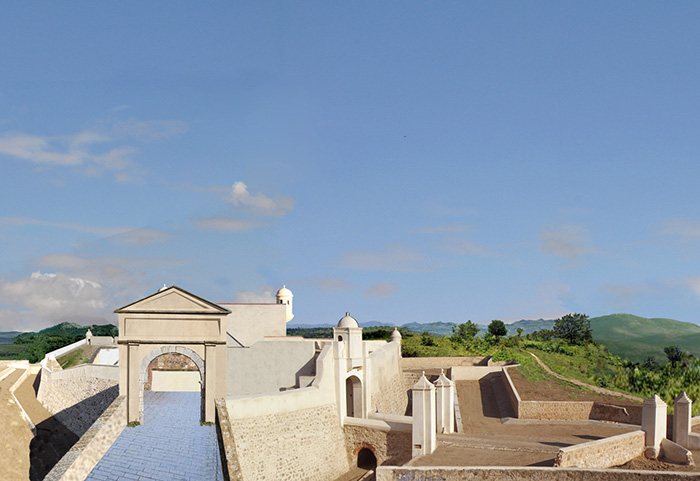 hornabeque de la cabeza del puente